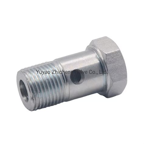 cnc machining parts banjo fitting|hydraulic hose banjo fitting.